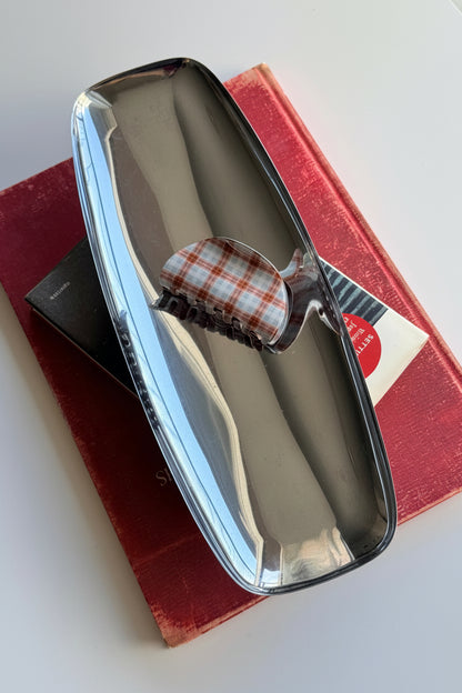 The D Claw Clip in- Plaid